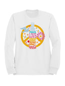 Officially Licensed Coca Cola Real Thing Peace Love Harmony Women's Sweatshirt