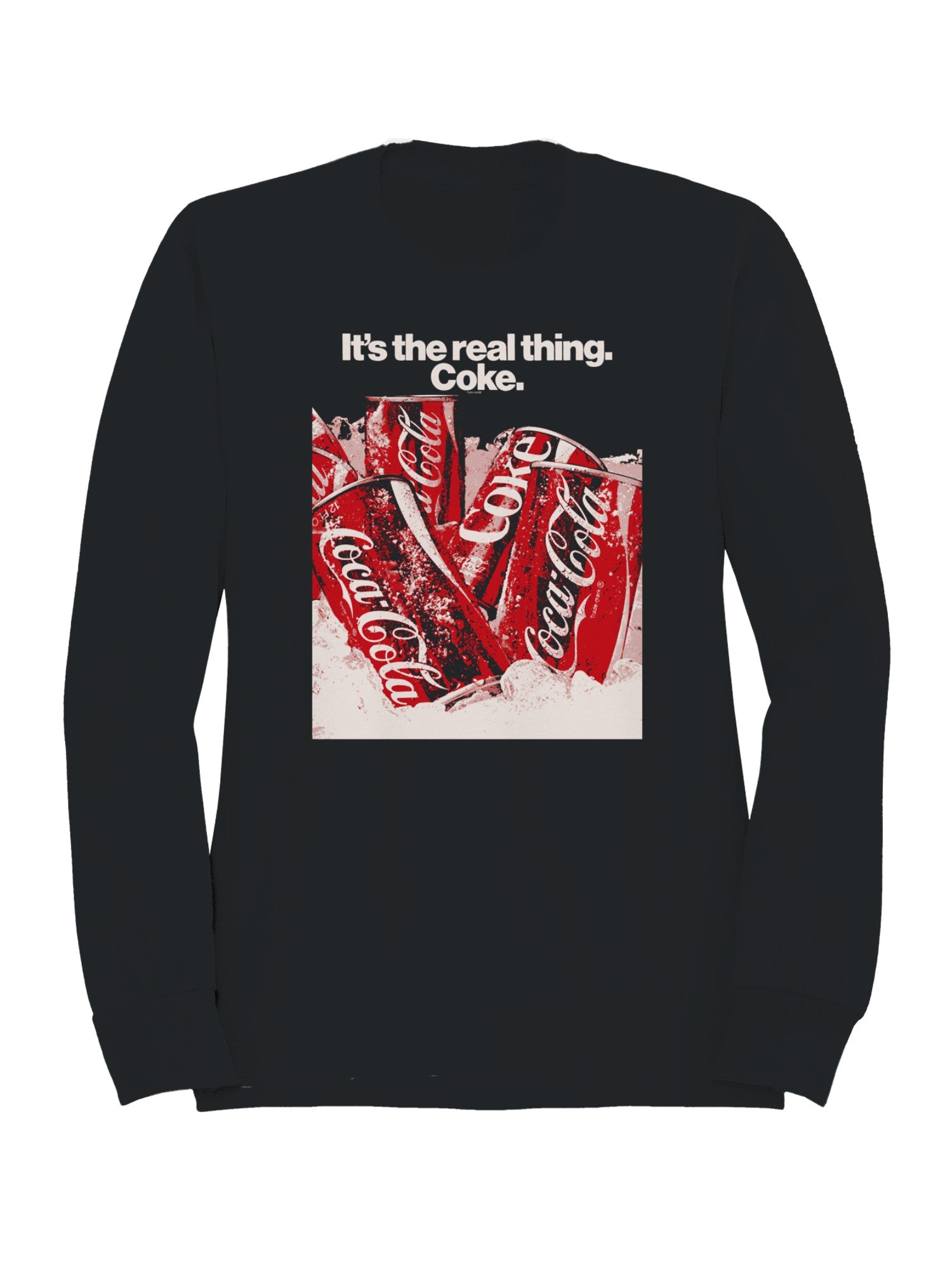 Officially Licensed Coca Cola The Real Thing Coca-Cola Cans Women's Sweatshirt