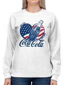 Officially Licensed Coca Cola Coca-Cola American Heritage Design Women's Sweatshirt