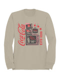 Officially Licensed Coca Cola Coca-Cola Retro Americana Design Women's Sweatshirt