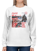 Officially Licensed Coca Cola Coca-Cola Classics: Coke Is It! Women's Sweatshirt