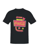 Officially Licensed Coca Cola Coca-Cola Vintage Arrow Design Men's T-shirt