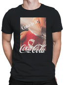 Officially Licensed Coca Cola Coke Is It! Vintage Can Splash Men's T-shirt