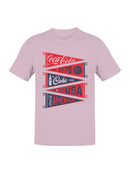 Officially Licensed Coca Cola American Heritage Coca-Cola Design Men's T-shirt