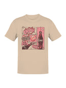Officially Licensed Coca Cola Retro Coke Graphic: Enjoy Refreshing Fizz Men's T-shirt