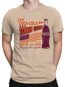 Officially Licensed Coca Cola Coca-Cola Tennis Club Vintage Design Men's T-shirt