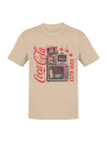 Officially Licensed Coca Cola Coca-Cola Retro Americana Design Men's T-shirt
