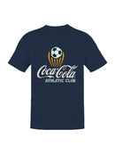 Officially Licensed Coca Cola Coca-Cola Athletic Club Soccer Logo Men's T-shirt