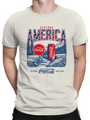 Officially Licensed Coca Cola Explore America Coca-Cola Adventure Men's T-shirt