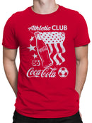 Officially Licensed Coca Cola Coca-Cola Athletic Club Retro Men's T-shirt