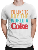 Officially Licensed Coca Cola Share the Happiness with Coke Men's T-shirt