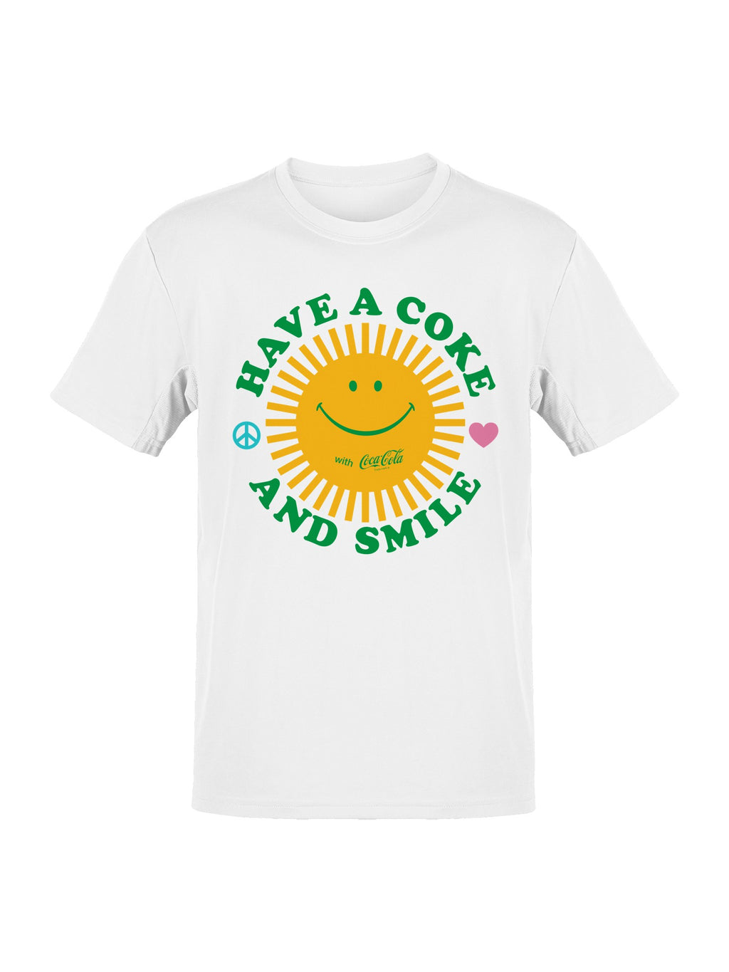 Officially Licensed Coca Cola Have a Coke and Smile Design Men's T-shirt