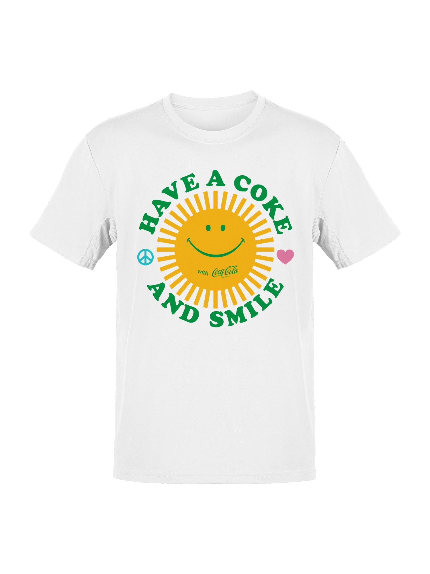 Officially Licensed Coca Cola Have a Coke and Smile Design Men's T-shirt