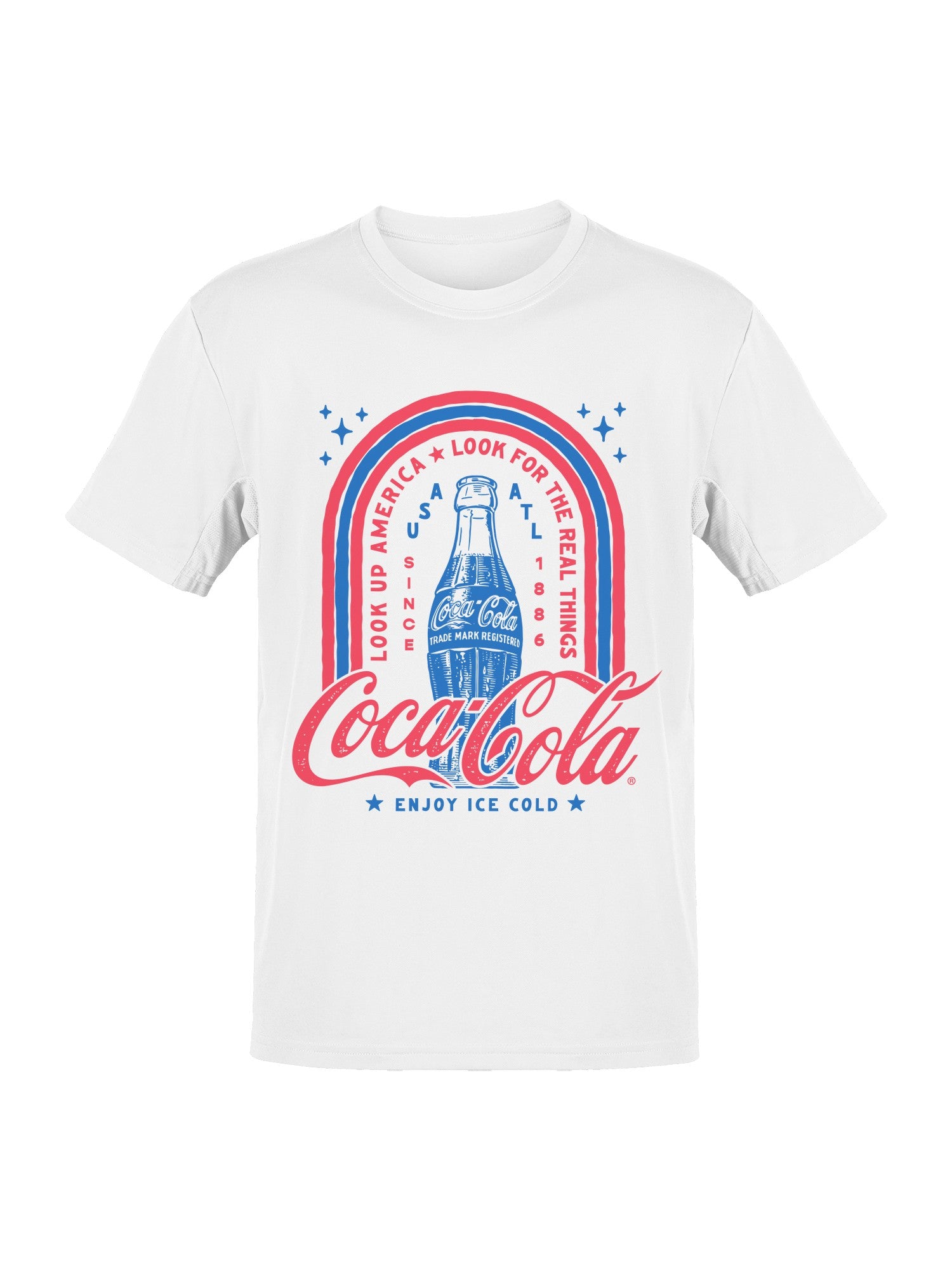 Officially Licensed Coca Cola Retro Coca-Cola Vintage Graphic Men's T-shirt