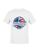 Officially Licensed Coca Cola Coca-Cola Vintage USA 1776 Design Men's T-shirt