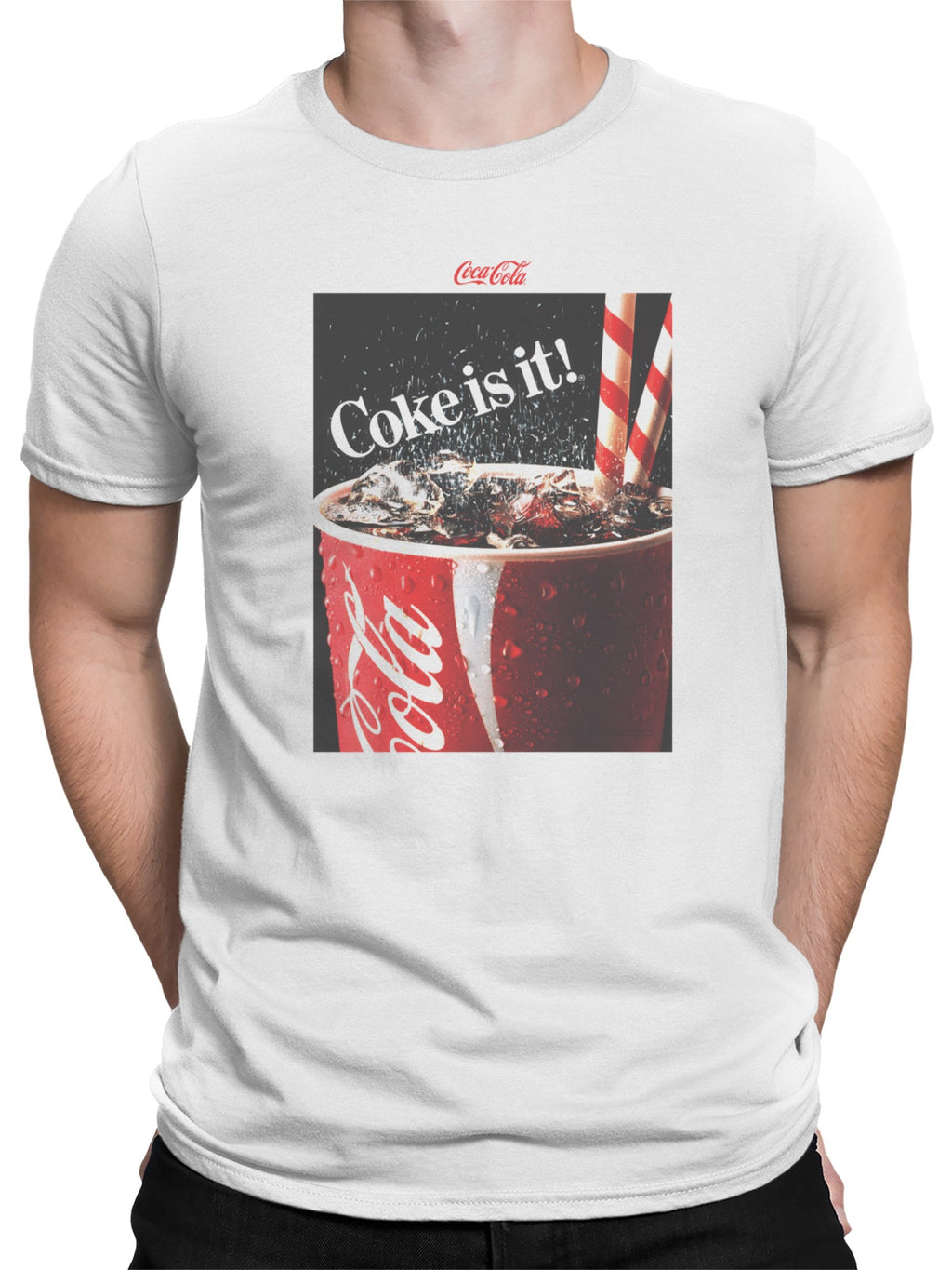 Officially Licensed Coca Cola Refreshing Coke - Coke is it! Men's T-shirt