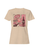 Officially Licensed Coca Cola Retro Coke Graphic: Enjoy Refreshing Fizz Women's T-shirt