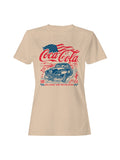 Officially Licensed Coca Cola Classic Coke Americana Cruiser Women's T-shirt