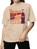 Officially Licensed Coca Cola Coca-Cola Tennis Club Vintage Design Women's T-shirt