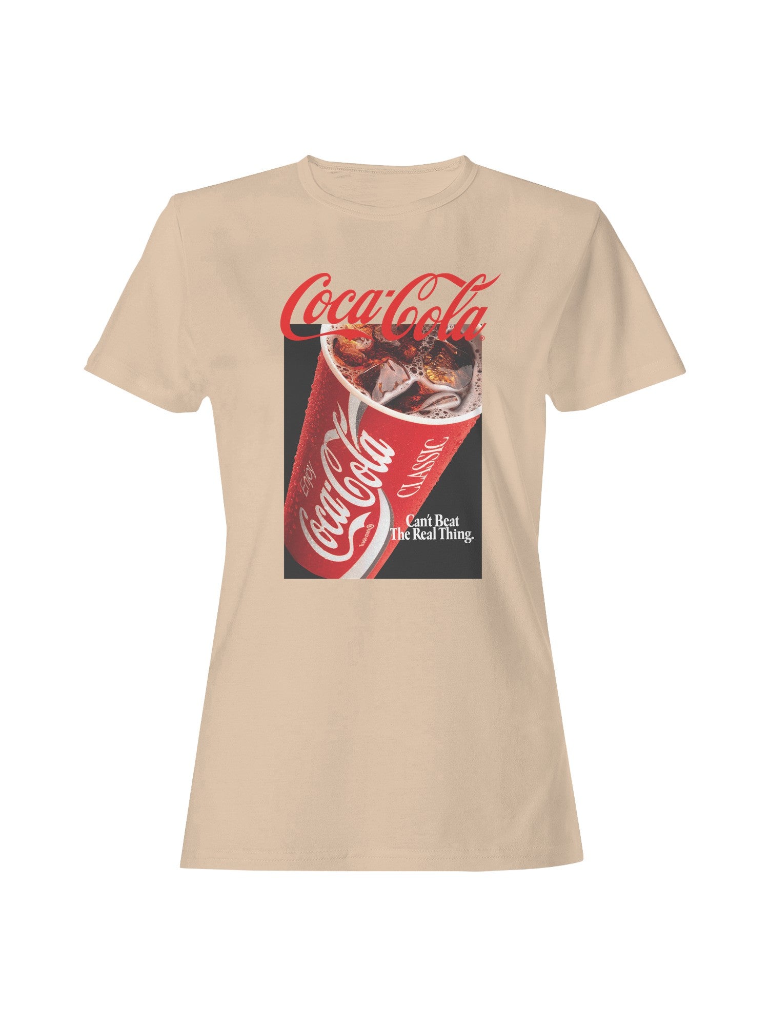 Officially Licensed Coca Cola Coca-Cola Classic Real Thing Women's T-shirt