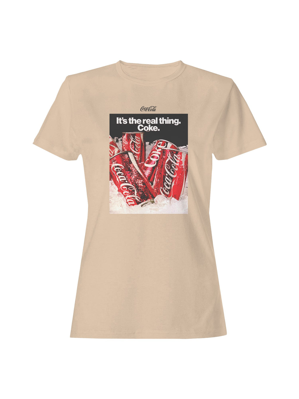 Officially Licensed Coca Cola Chilled Coke: The Real Thing Women's T-shirt