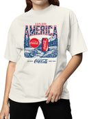 Officially Licensed Coca Cola Explore America Coca-Cola Adventure Women's T-shirt