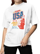 Officially Licensed Coca Cola Team USA 1886 Athletic Victory Women's T-shirt