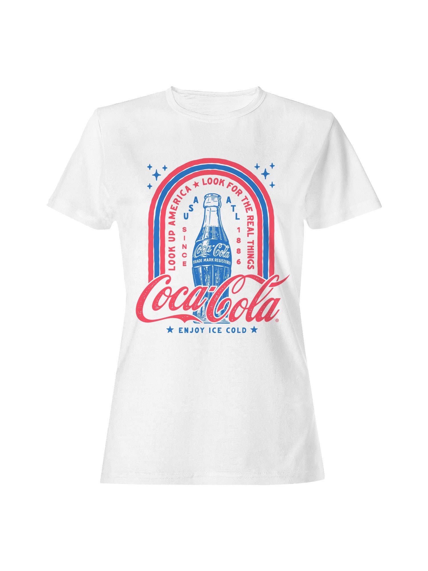 Officially Licensed Coca Cola Retro Coca-Cola Vintage Graphic Women's T-shirt