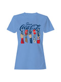 Officially Licensed Coca Cola Celebrate with Coca-Cola Artwork Women's T-shirt