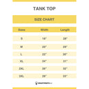 Officially Licensed Slush Puppie Flavor Chart Men's Tank Top